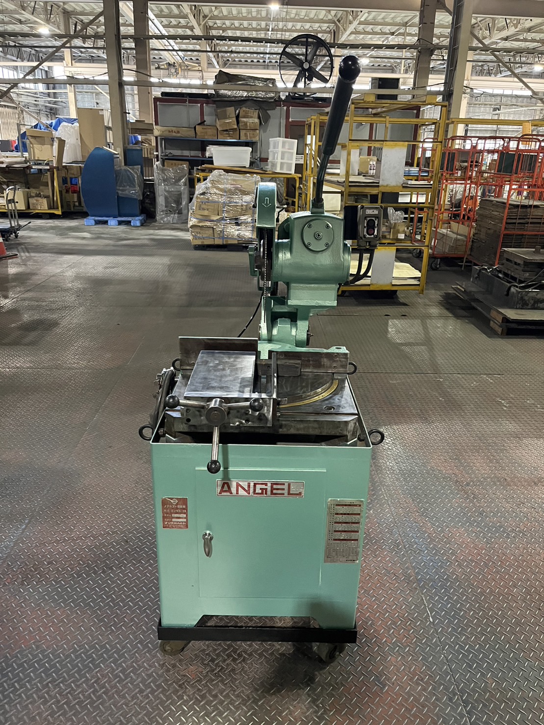メタルソー　エンゼル３７０　マック(株)製,中古,機械,買取