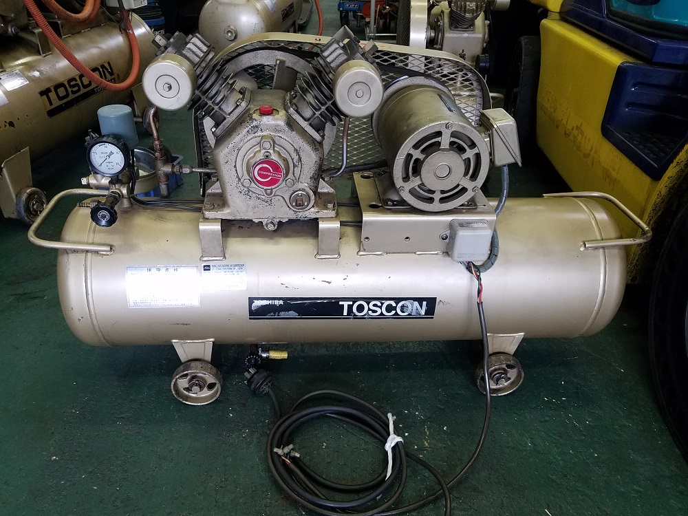 コンプレッサー（レシプロ）　東芝製　1.5ｋｗ　中古