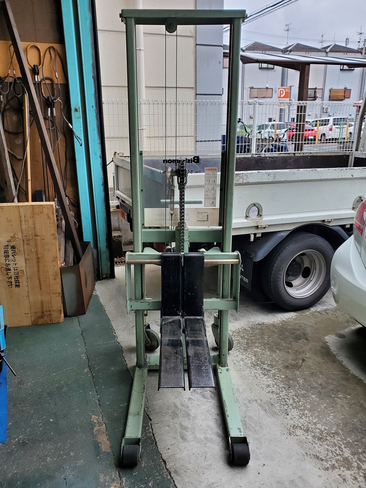 トラバーリフト ビシャモン 500kg 油圧手動式 中古機 コスモマシン 中古機械の販売 買取 修理のスペシャリスト トラバーリフト ビシャモン 500kg 油圧手動式 中古機 コスモマシン 中古機械の販売 買取 修理のスペシャリスト