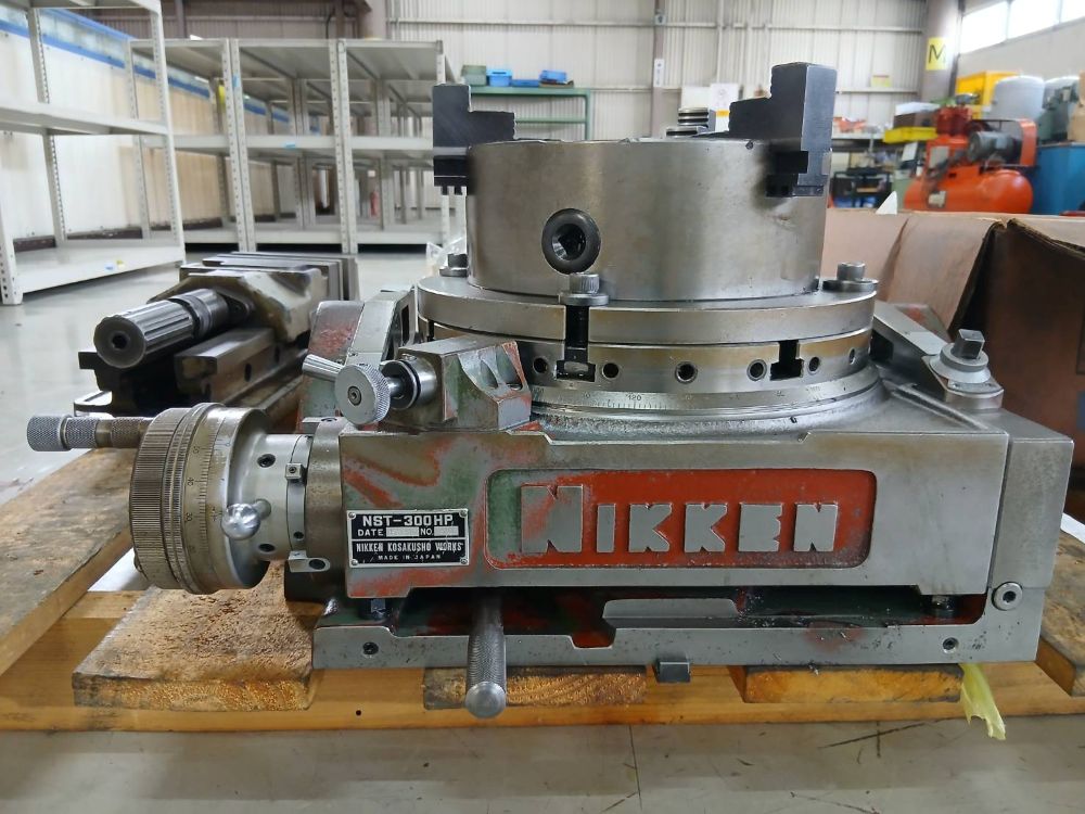傾斜円テーブル　NST-300HP　日研工作所製　1983年製　中古機,中古,機械,買取