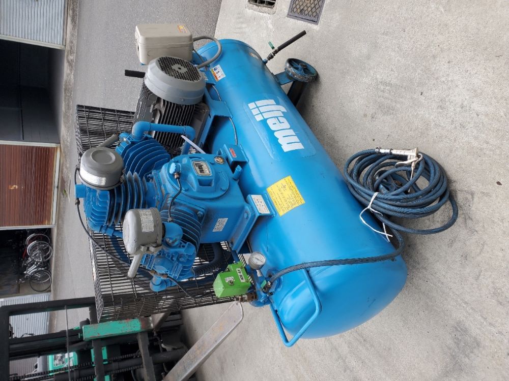 コンプレッサー（レシプロ） 明治 7.5KW（10馬力）GK-75A6 [BT230630M 