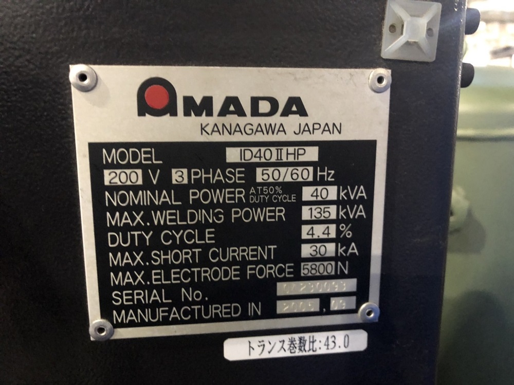 エアープラズマ切断機　パナソニック　YP-060P-2　1987年　中古機 - ウインドウを閉じる