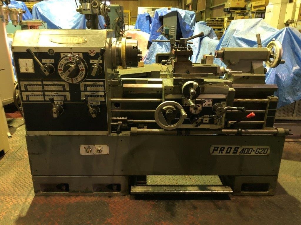 汎用旋盤（5尺）　津田製　PROS400×620　中古機,中古,機械,買取