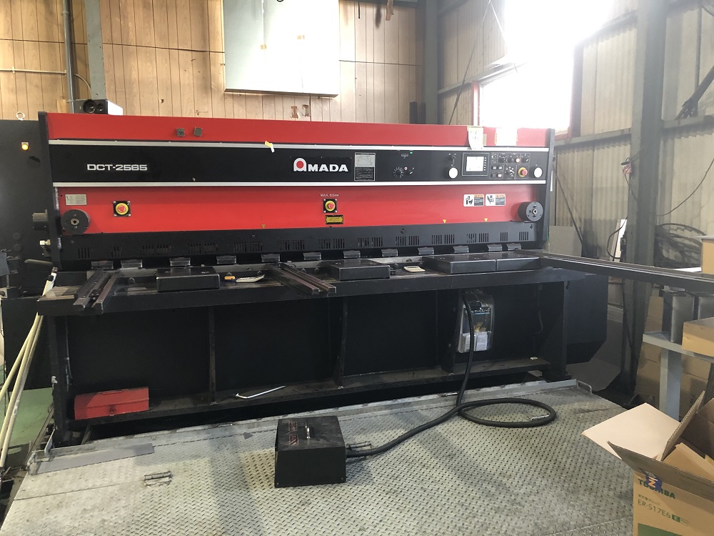 シャーリング　アマダ製　DCT-2565　2014年　中古機,中古,機械,買取