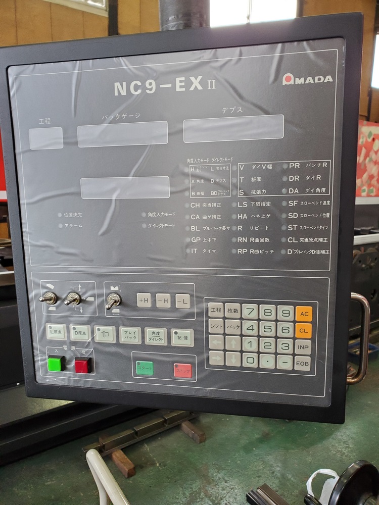 プレスブレーキ　 RG-35S（NC-9EXⅡ）1989年　 アマダ製 - ウインドウを閉じる