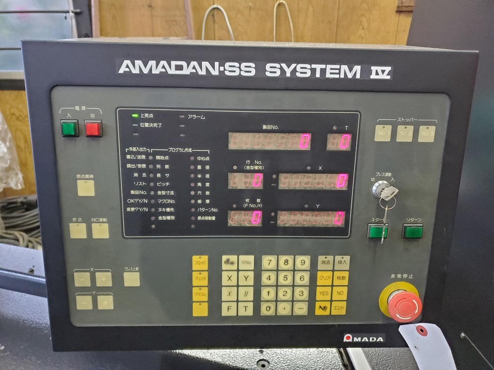 セットプレス　アマダ製 SP-30Ⅱ(ss154Ⅳ）　中古機 - ウインドウを閉じる