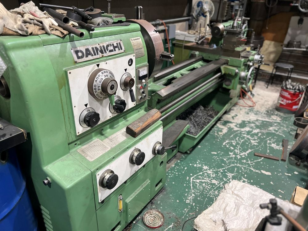 汎用旋盤　大日金属工業製　DLG-SHB　63×150　2017年　中古機