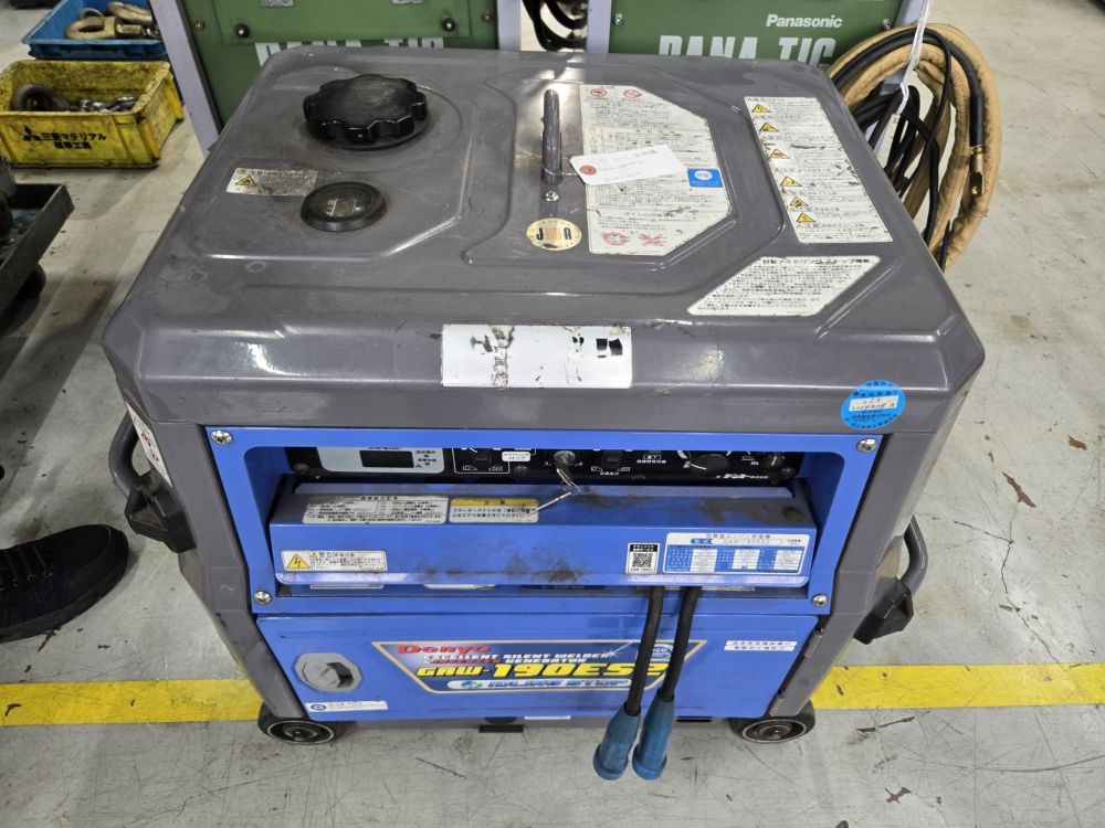 エンジン溶接機　デンヨー製　GAW-190ES2　中古機