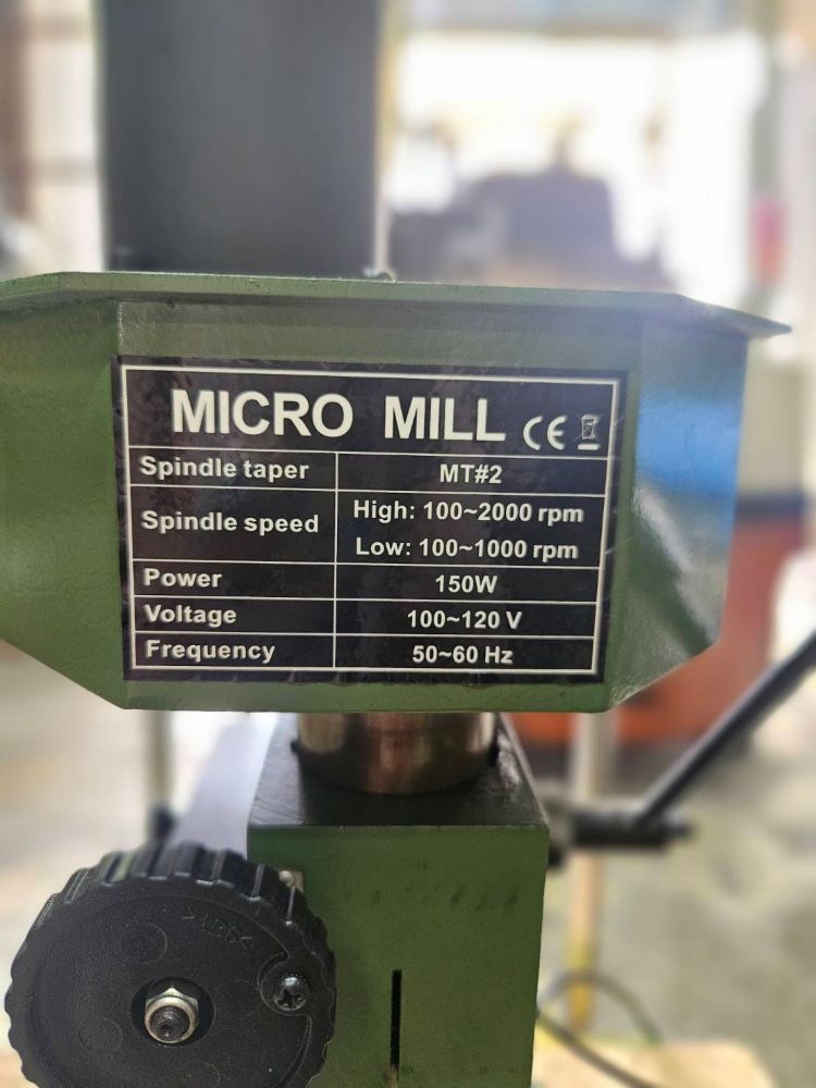 超小型卓上フライス盤　ベルメックス製　MICRO MILL「X-1」中古機
