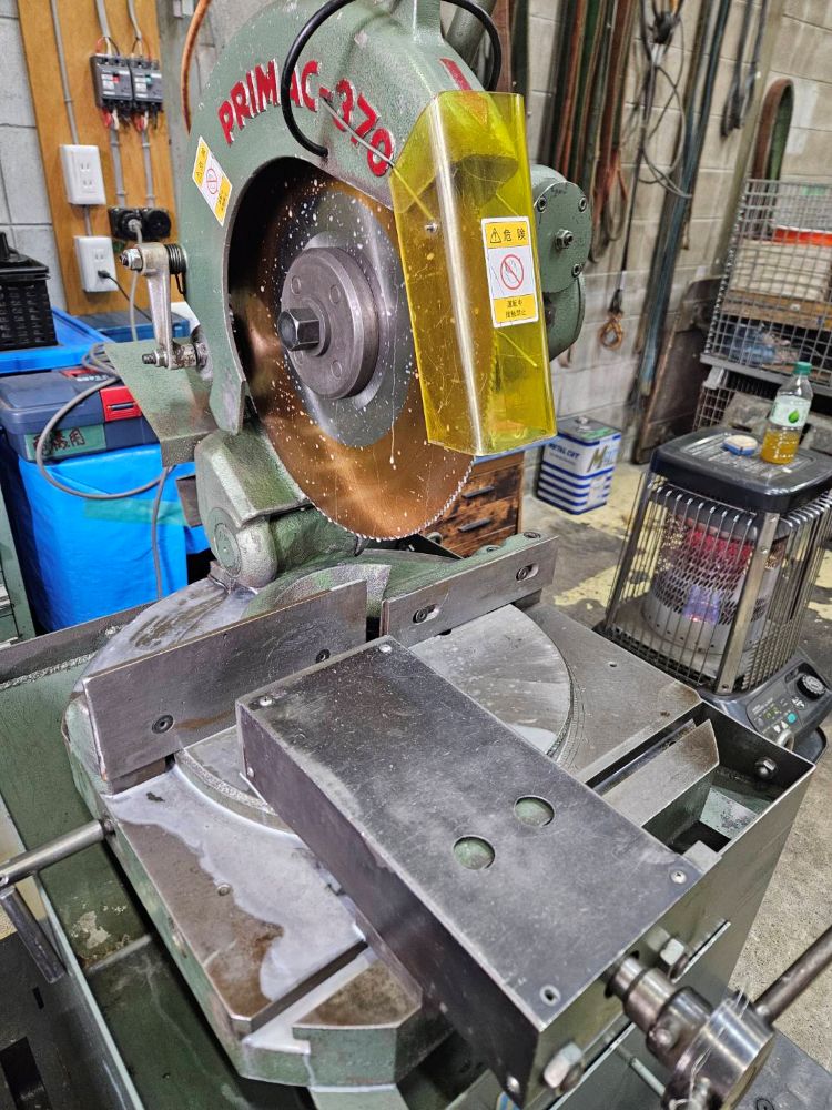 メタルソー　大同興業製　PRIMAC-370　角度切り　中古機