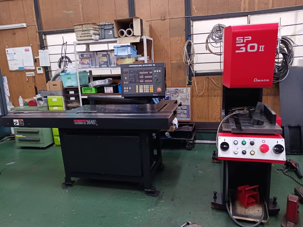 セットプレス　アマダ製　SP-30Ⅱ(SS304Ⅳ）　中古機