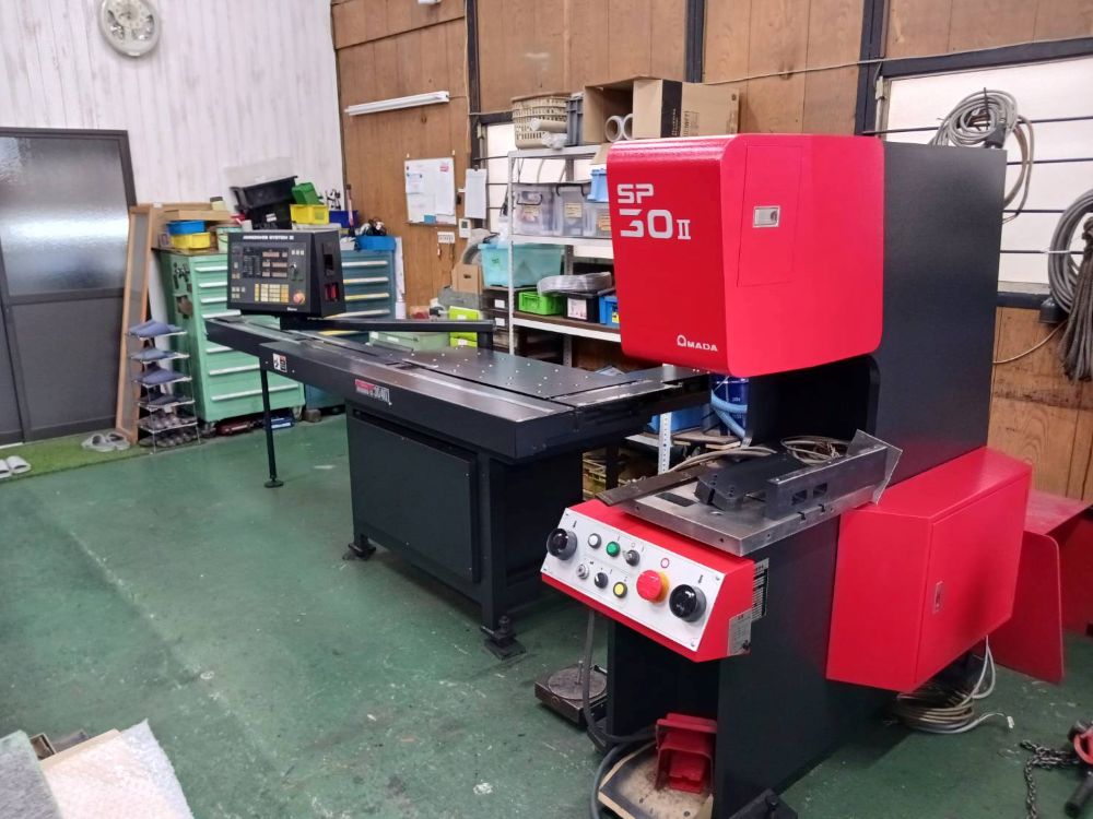 セットプレス　アマダ製　SP-30Ⅱ(SS304Ⅳ）　中古機