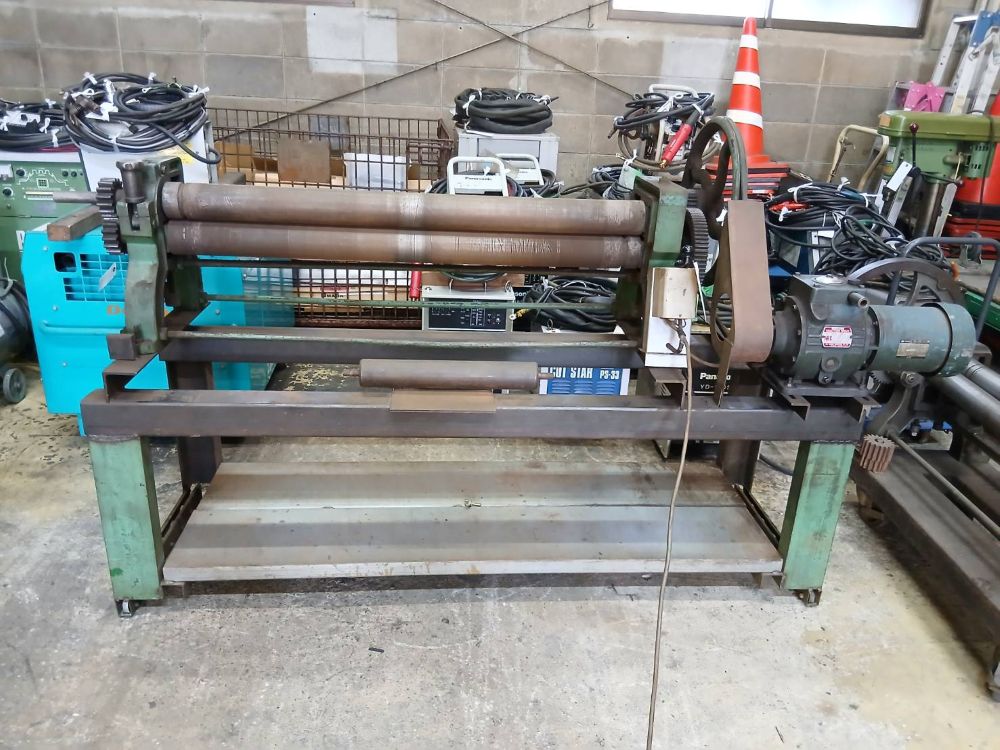 3本ロール（電動）　φ75×950　変速付き　中古機,中古,機械,買取