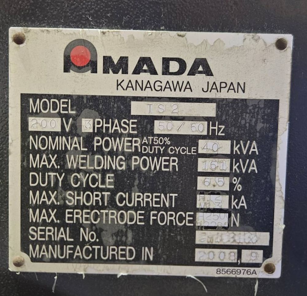 テーブルスポット溶接機　アマダ　TS-2　40KVA　中古機