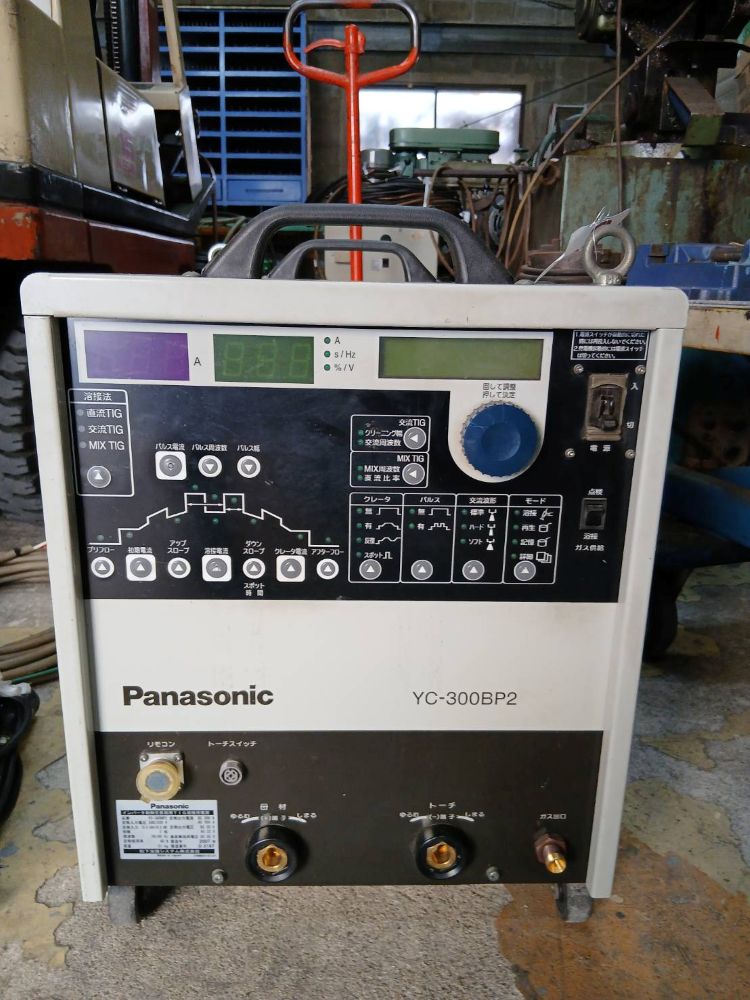 交直両用TIG溶接機　パナソニック製　YC-300BP2　2007年製　中古機,中古,機械,買取